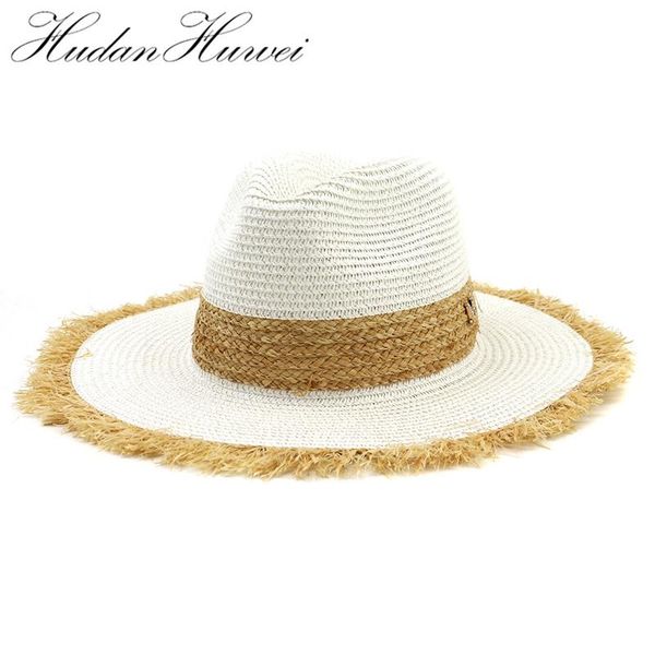 

fashion summer letter m decorate paper straw jazz hat outdoor men women wide brim sun hats breathable beach travel cap, Blue;gray