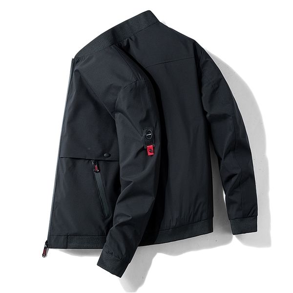 

jacket men fashion spring autumn outerwear mens sportswear outdoors coat male s chamarras para hombre 211110, Black;brown