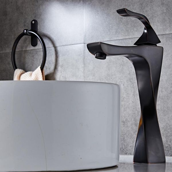 

style basin faucet bathroom sink single handle hole chrome taps wash cold mixer tap faucets