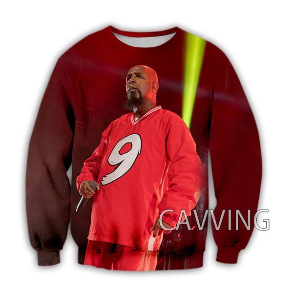 

men's hoodies & sweatshirts cavving 3d printed rapper tech n9ne crewneck harajuku styles long sleeve for men/women, Black