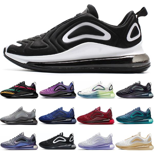 

2021 popular running shoes 720 for men women bold branding bubble pack cool grey midnight navy night maroon nightshade northern lights oreo