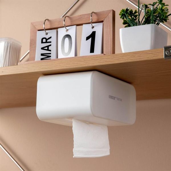 

tissue boxes & napkins wall-mounted box kitchen paper perforation living room napkin toilet roll storage