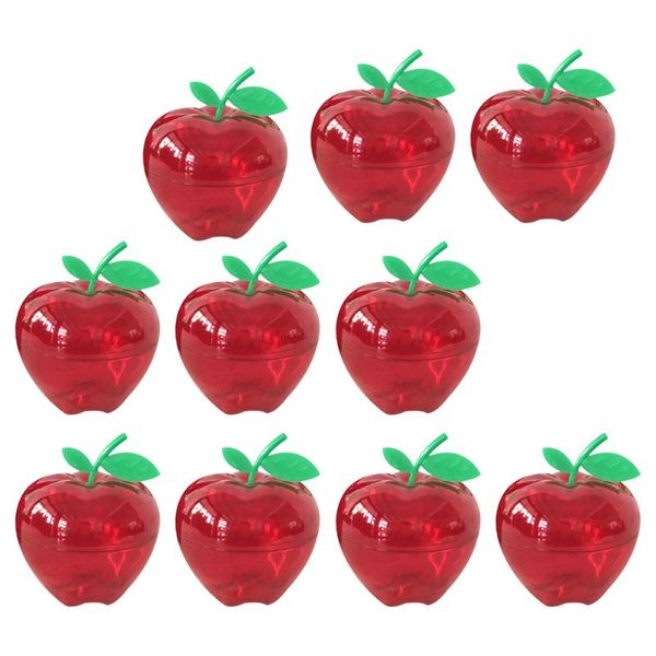 

Gift Wrap 10PCS Apple Shaped Favor Container Christmas Wedding Filled Candy Box
