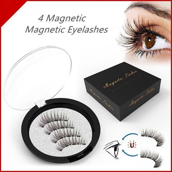 

magnetism eyelash 3d magnetic false eyelashes avoid rubber natural thick volume become warped 4 piece dwsp1