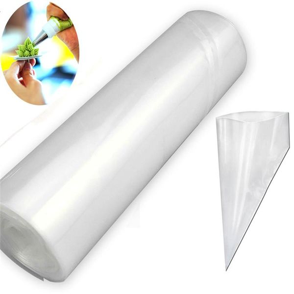 

cake tools 50pcs/roll thicken pastry bag diy cream decorating tip baking drop