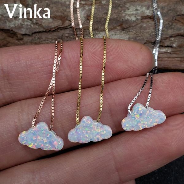 

pendant necklaces 925 sterling silver opal cloud necklace white fire