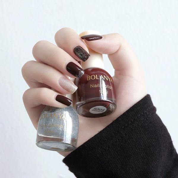 

nail polish water manicure oil spring summer can tear set without baking no smell quick drying