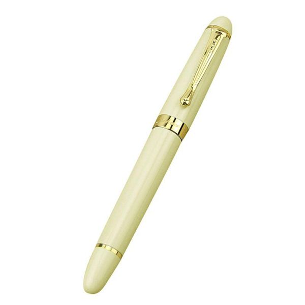 

jinhao x450 white medium nib gold trim fountain pen 32cb pens
