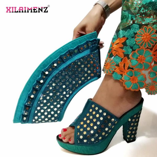 

dress shoes african ladies matching shoe and bag material with crystal italian bags set for party women to match, Black