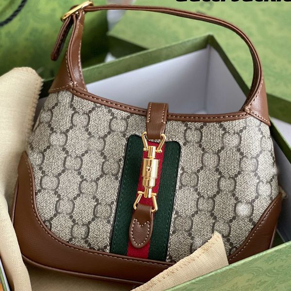 

hobo shoulder bag woman handbag wallet fashion classic letter canvas crossbody bags lady tote underarm women handbags purse