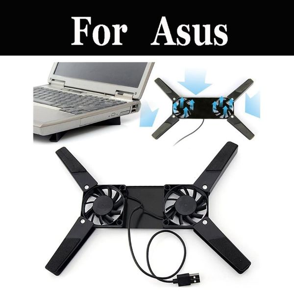 

lapcooling pads 2021 rotatable usb fan pad 2 fans cooler for asus f570zd x505x507ua x507uf x540ba x507ma s530un a555lf x541uv