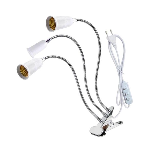 

plant grow light tri head led indoor plants lighting panel clip lampholder for greenhouse hydroponic garden seedlings flowering lights