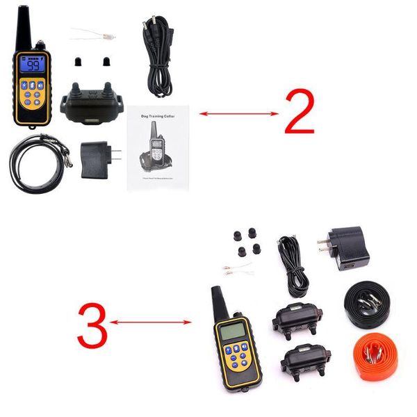 

remote controlers waterproof electric dog collar with control for large 880 yard pet training x3ua