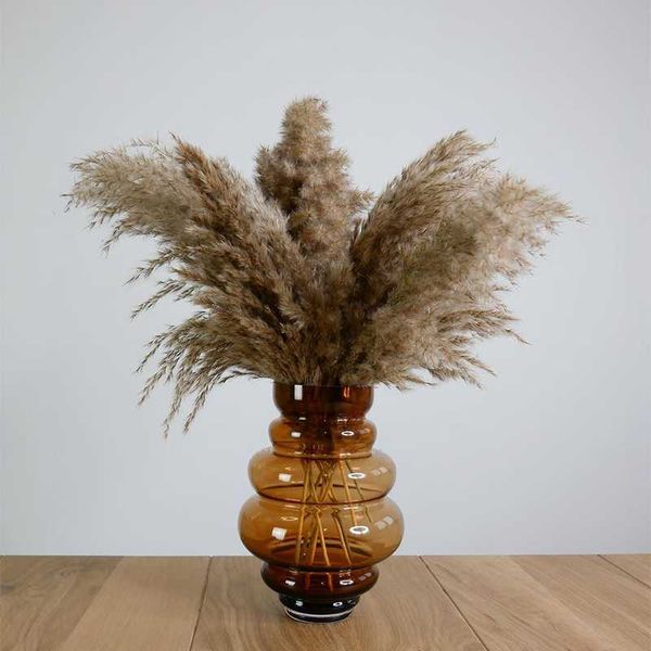 

stems color dried pampas grass bouquet indoors outdoors flowers artificial wedding flower bunch natural plants home decor decorative & w wre