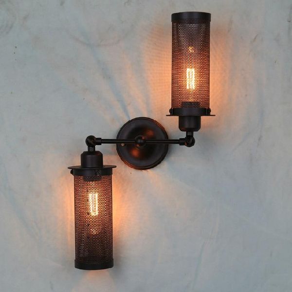 

loft blue wall light stone led bedroom corridor lamp dining room lampara pared