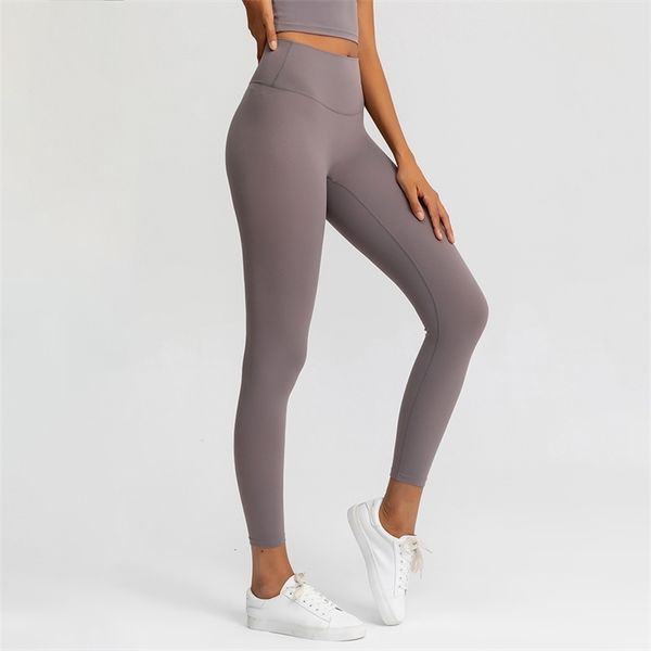 

shinbene gorgeous no camel toe sport workout yoga leggings women squatproof naked-feel fitness gym athletic tights pants s-xxl, Black