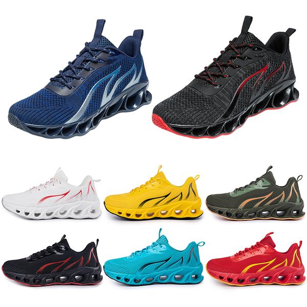 

running shoes non-brand men fashion trainers white black yellow gold navy blue bred green mens sports sneakers #209