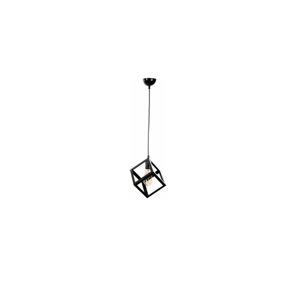 

chandeliers cube black metal square pendant lamp chandelier modern creative decoration living room cafe single stylish design home lighting