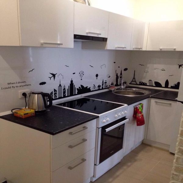 

wall stickers fashion tower sydney greek city building set diy sticker living room background decor mural decal wallpaper ay9214