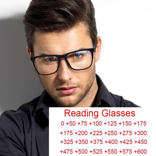 

sunglasses ultralight blue light blocking reading glasses men black square hyperopia optics eyeglass women tr90 presbyopia computer eyewear, White;black