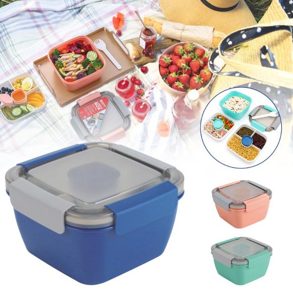 

silicone lunch box fruit salad storage container dinnerware conveniently sets