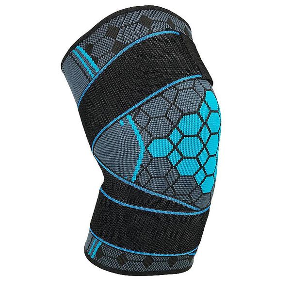 

pcs knee brace pad support strap compression protector for running cycling sport qw elbow & pads, Black;gray