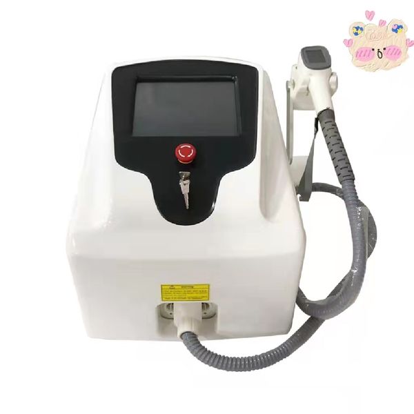 

808 hair removal diode laser machine titanuim ing for clinic spa home use, Black