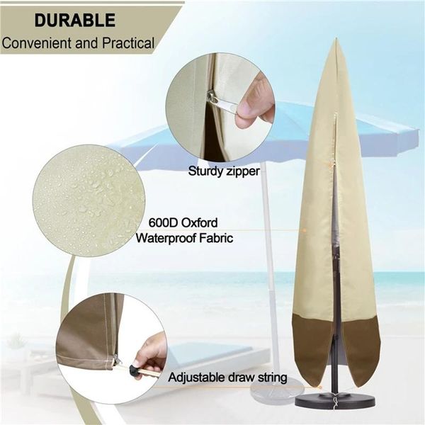 

shade outdoor garden banana umbrella dust cover waterproof 600d oxford rainproof patio cantilever parasol rain zipper