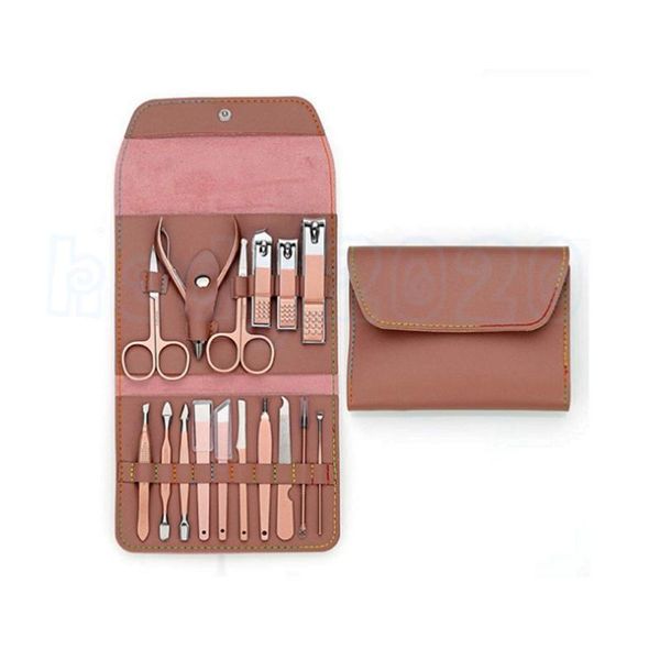 

nail art kits 10set(16pcs / set )nail clipper folding bag tools