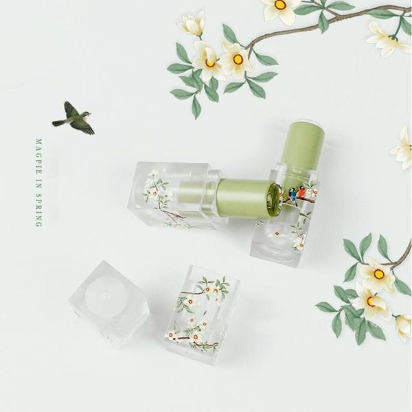 

storage bottles & jars 3.5ml small fresh scrub square lipstick tube empty lip container tubes diy with sample pack bottle makeup tool