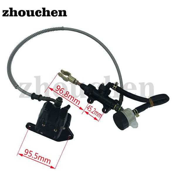 

motorcycle brakes universal high aluminum rear brake hydraulic master oil cylinder fit for off road pit dirt bike atv motocross ds-130