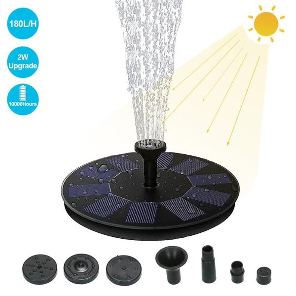 

solar fountain mini powered garden pool pond panel floating decoration decorations