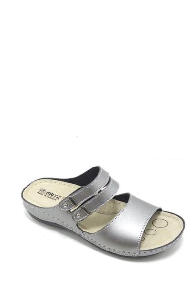 

slippers 98256 591 anatomical female platinum 36-40, Black