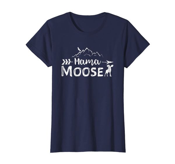 

Womens Mama Moose Shirt Matching Family Mama Papa Moose Camping, Mainly pictures