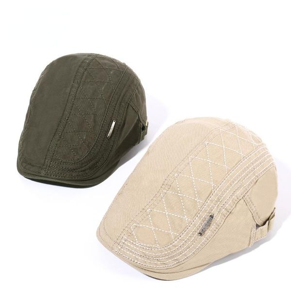 

berets spring summer sboy caps classic painter beret hats for men and women, Blue;gray