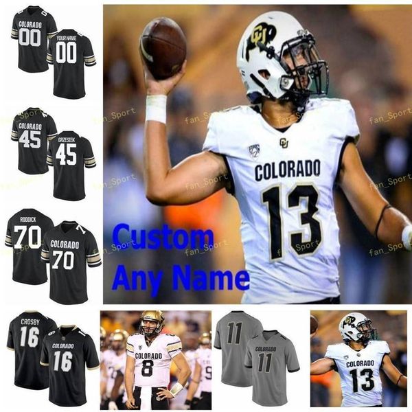 

ncaa college jerseys colorado buffaloes 7 tyler lytle 8 alex fontenot 9 jalen harris 9 juwann wincustom football stitched, Black