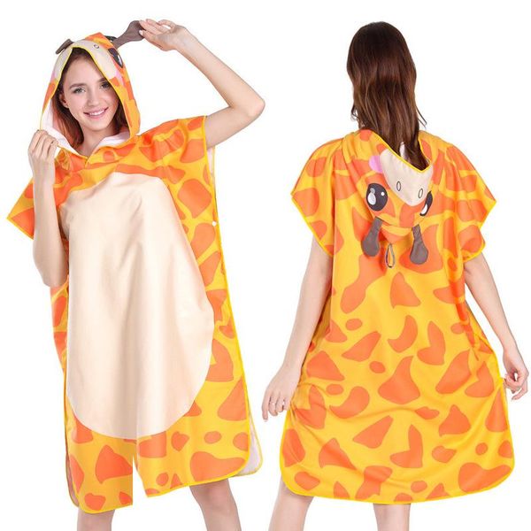 

towel fashion lovely changing robe bath , outdoor hooded beach towels,quick-dry poncho, women bathrobe towels ,compressed