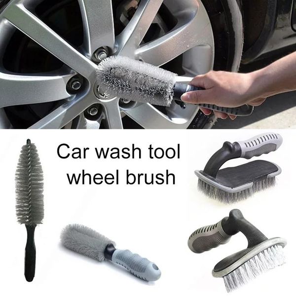 

car wheel cleaning brush detailing wash rims tire washing auto tools sponge