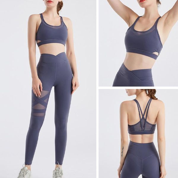

yoga outfit seamless yogas set sport suit two piece women gym clothing workout fitness bra high waist leggings suits sportswear