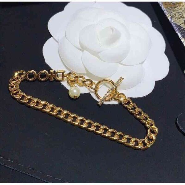 

home / 2021 new letter pearl bracelet net red fashion brass material, Silver