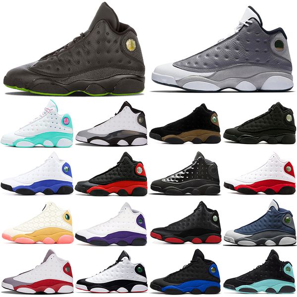 

13 basketball shoes jumpman 13s men chicago alternate altitude atmosphere grey aurora green barons outdoors trainers sneakers sports size 40