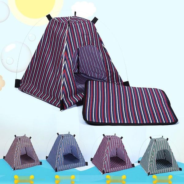 

kennels & pens portable linen pet tent dog house cat washable puppy indoor outdoor cave