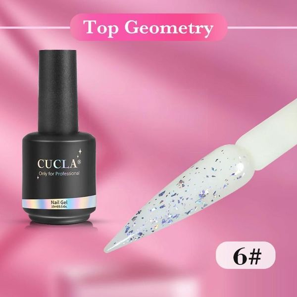 

nail gel 15ml art no-wash sealing layer eggshell glue geometric manicure base polish glitter tool z6i4, Red;pink