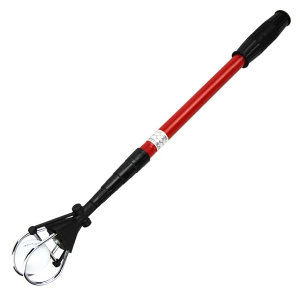 

golf ball retriever retracted pick up automatic locking scoop picker accessories training aids