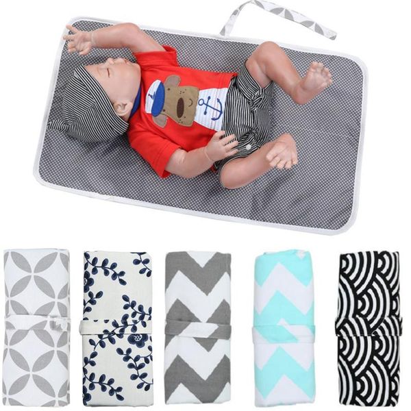 Yastık / Dekoratif Yastık Değiştirme Pedleri Doğan Bebek Taşınabilir Katlanabilir Yıkanabilir Seyahat Nappy Bezi Oyun Mat