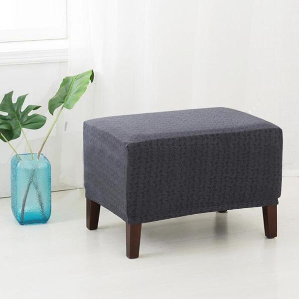 

chair covers elastic foot stool cover home sofa footstool all-inclusive foot-rest pedal stretch cushion slipcover protector