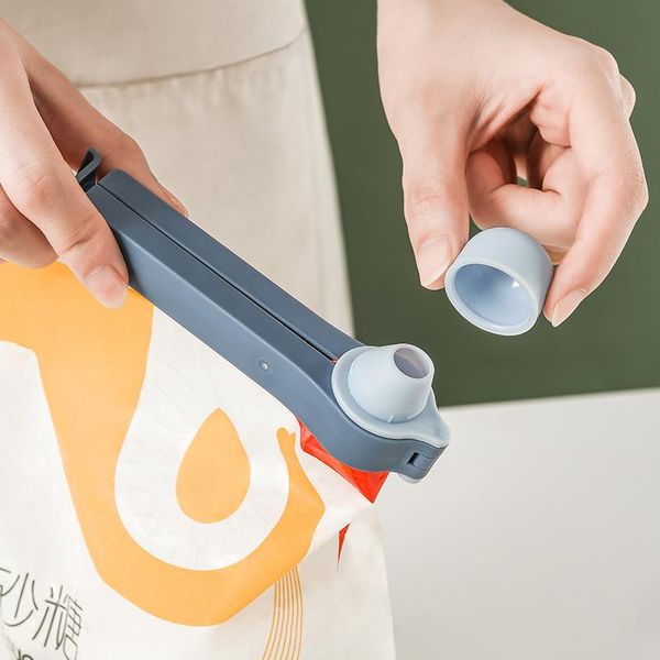 

clamp for bag with sealing spout, clip, tea snack artifact clips