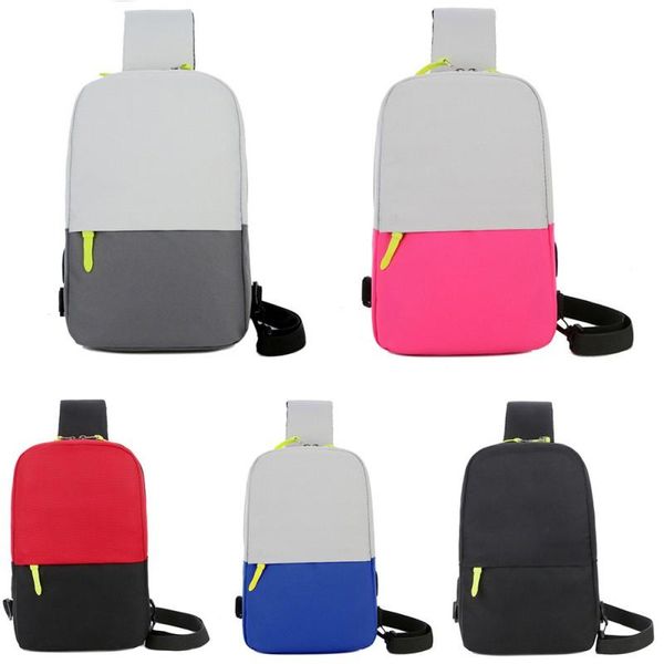 

breathable sport chest bag male adjustable single shoulder strap travel crossbody messenger bags outdoor
