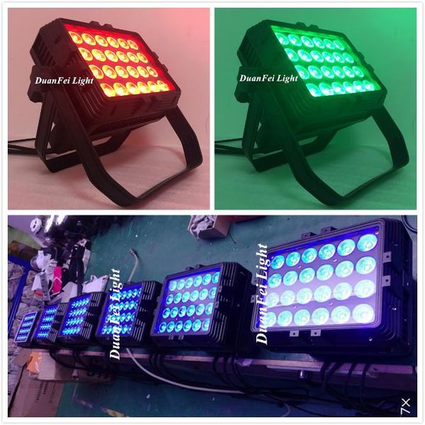 

effects 4lot ip65 led wash head light 24x10w rgbw 4in1 wall washer dmx outdoor flood