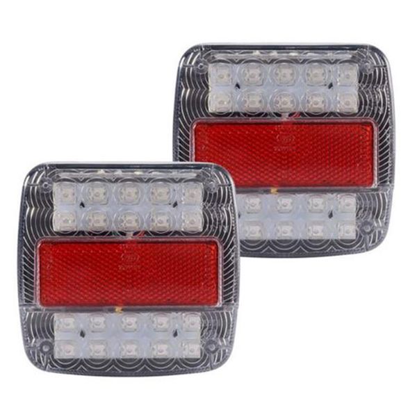 

emergency lights 2pcs 12v rear reverse slight indicator for trailer truck ute caravan